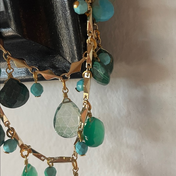 NWOT Precious Stone.Necklace. Blues - Picture 10 of 12